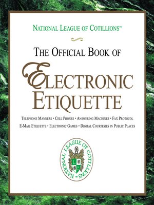 Official Book of Electronic Etiquette - ebook